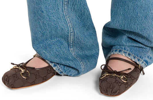 Aurora Mary Jane flats (Coffee)