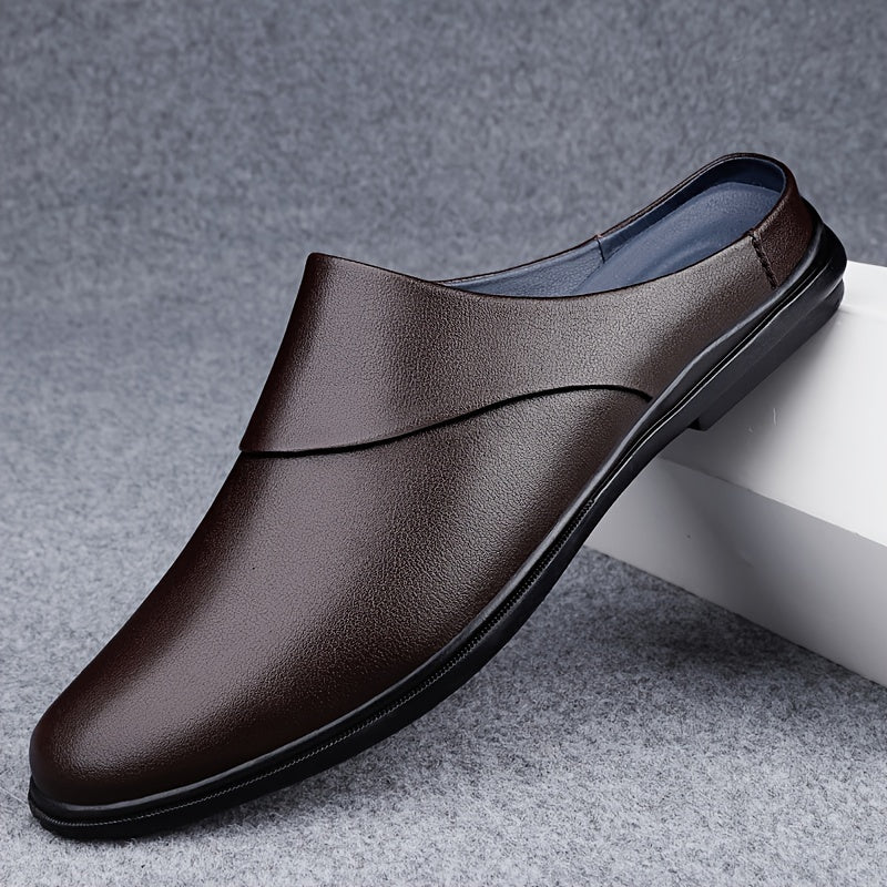 Vintage Leather Mules- Brown- 100% Pure leather