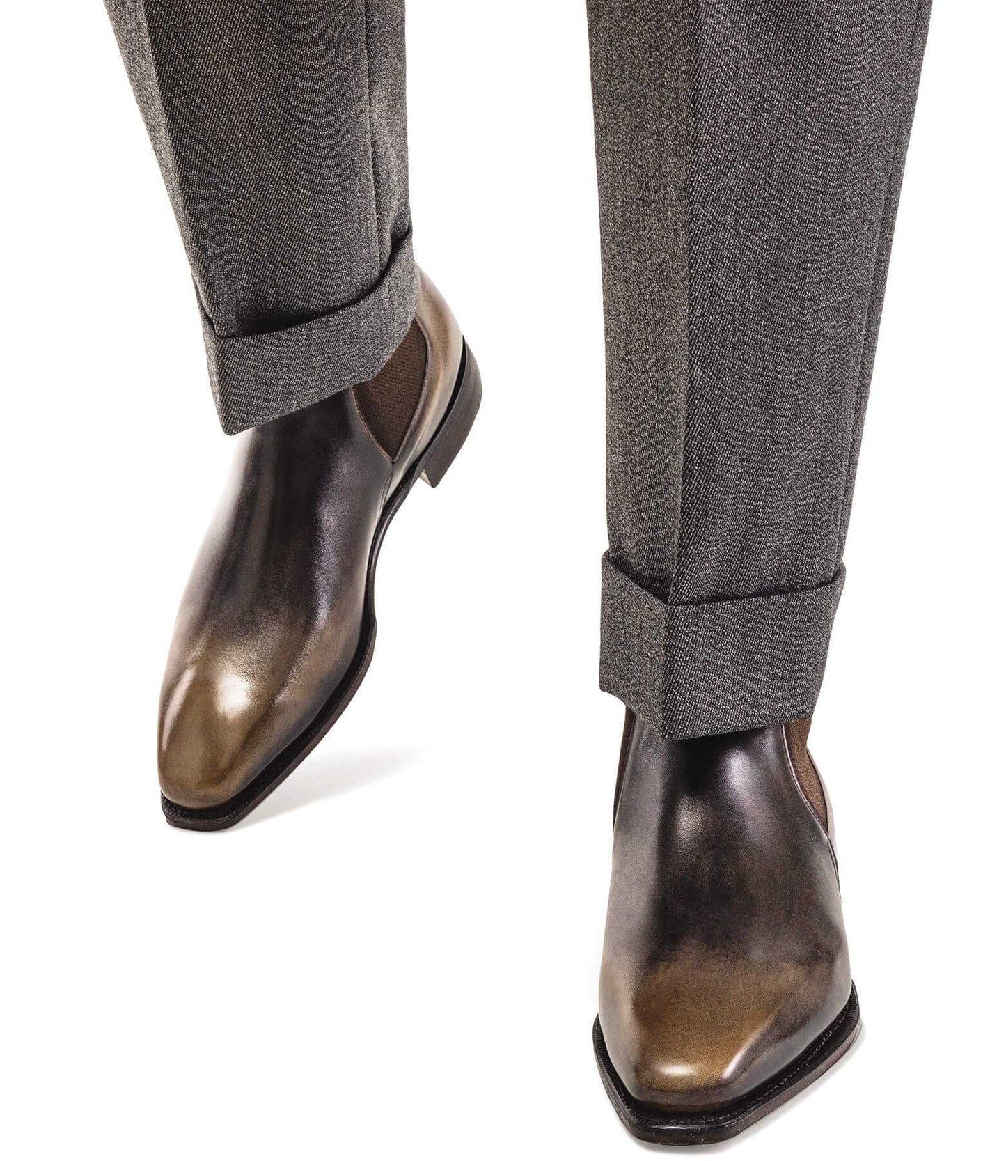 Arc Boots for Men's Old Black-100% Pure leather