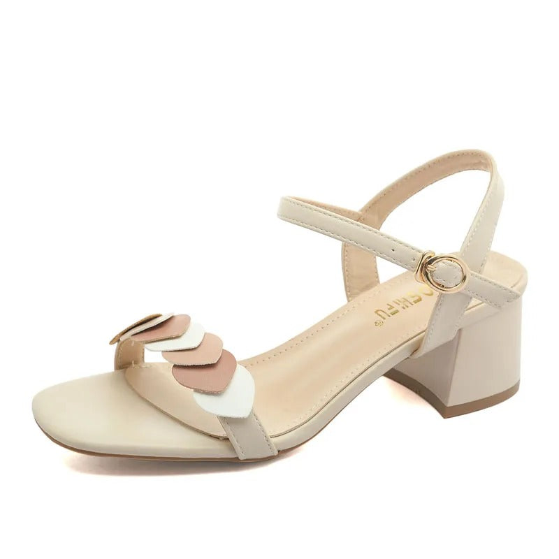 Leisure Women Sandals- Nude