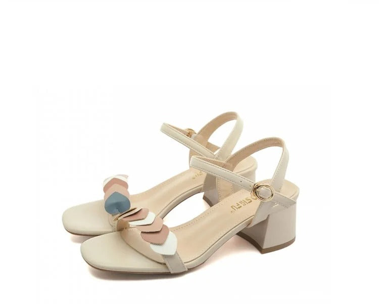 Leisure Women Sandals- Nude