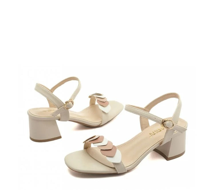 Leisure Women Sandals- Nude