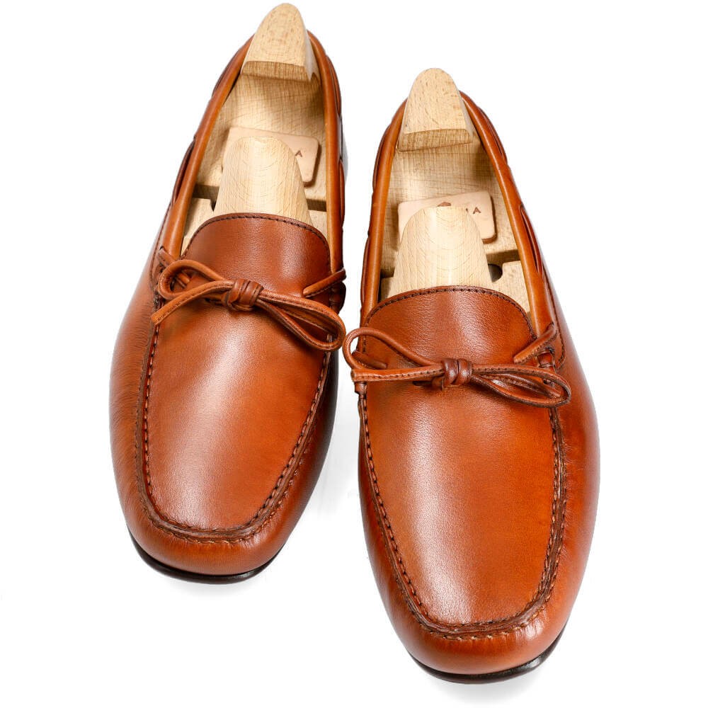 Driving Loafer Men's Shoes (Brown)
